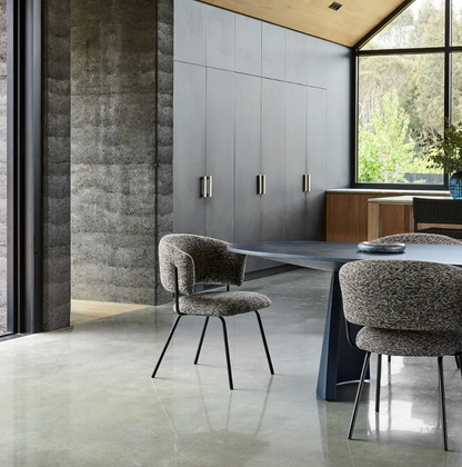 Rounded Cushions Dining Chair
