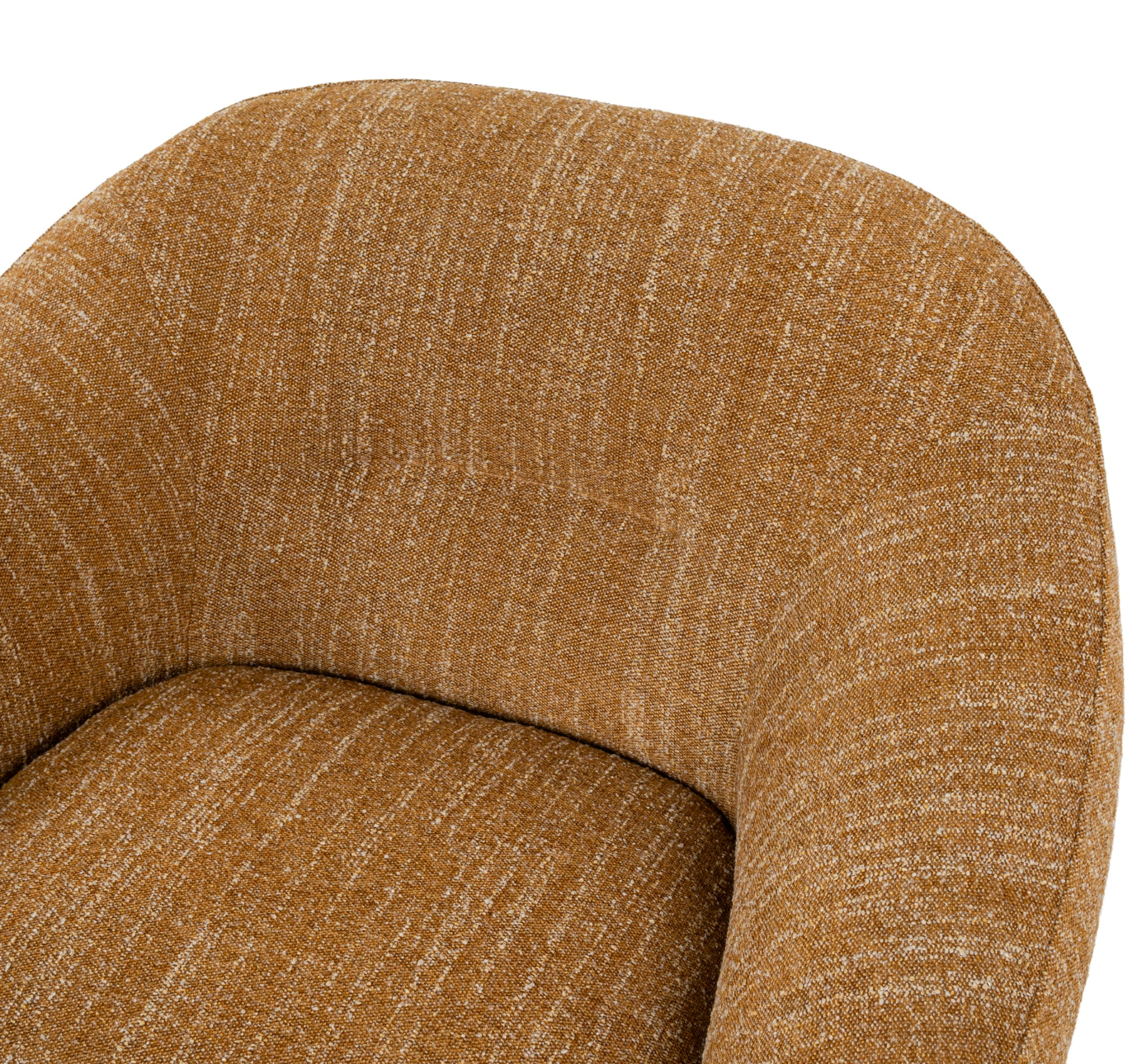 Ginger Brown Swivel Armchair