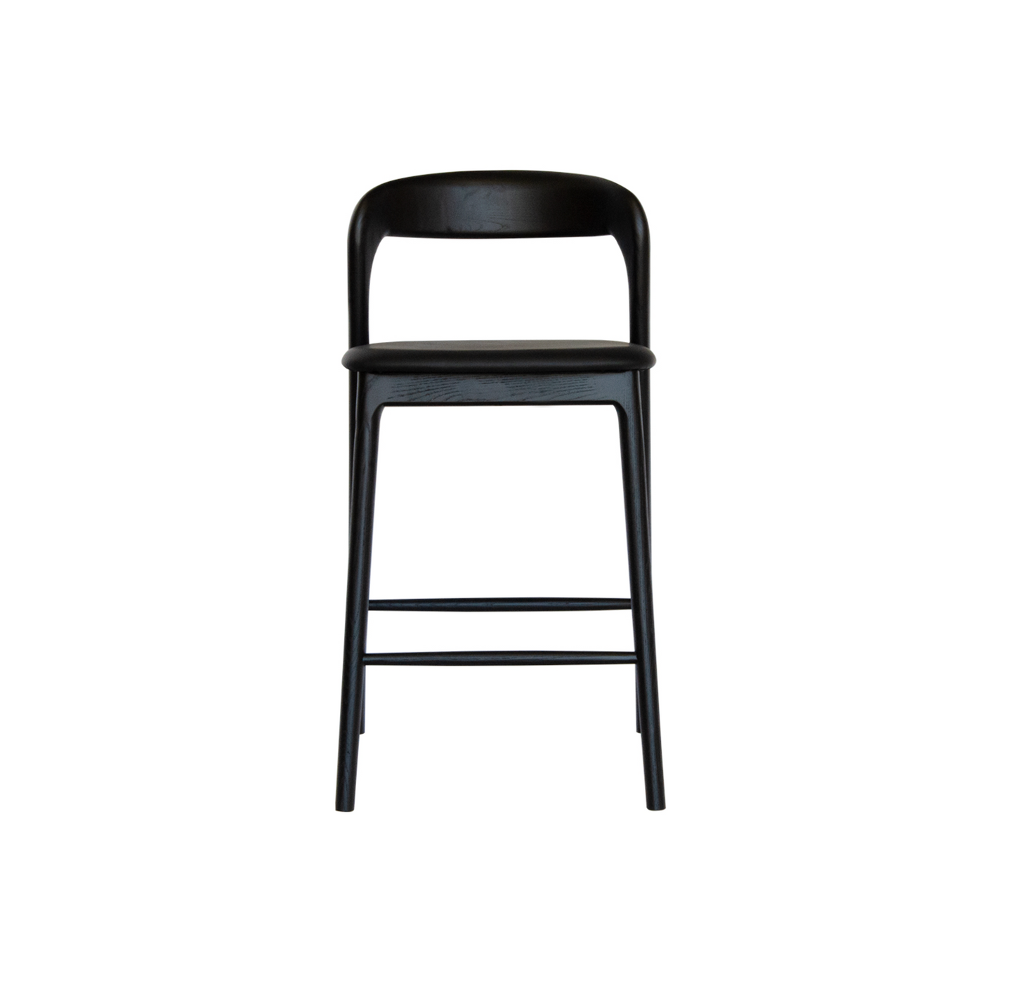 Curved Back Polyurethane Bar Stool