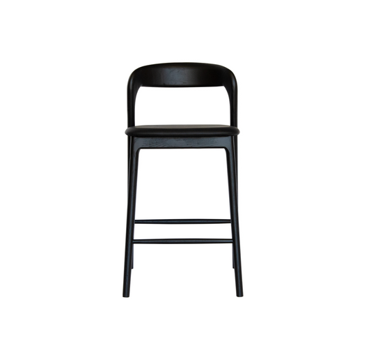 Curved Back Polyurethane Bar Stool
