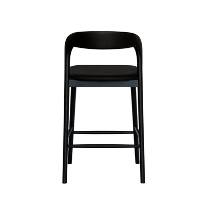 Curved Back Polyurethane Bar Stool