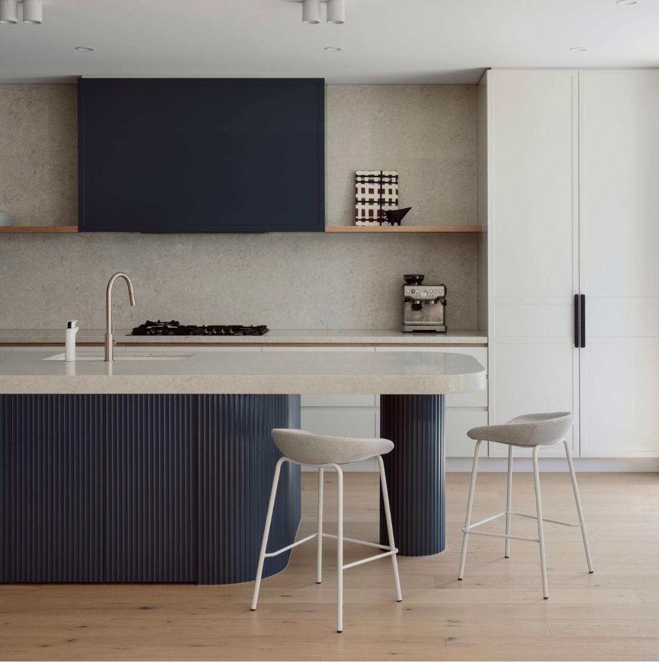 Nelson Minimalist Backless Bar Stool