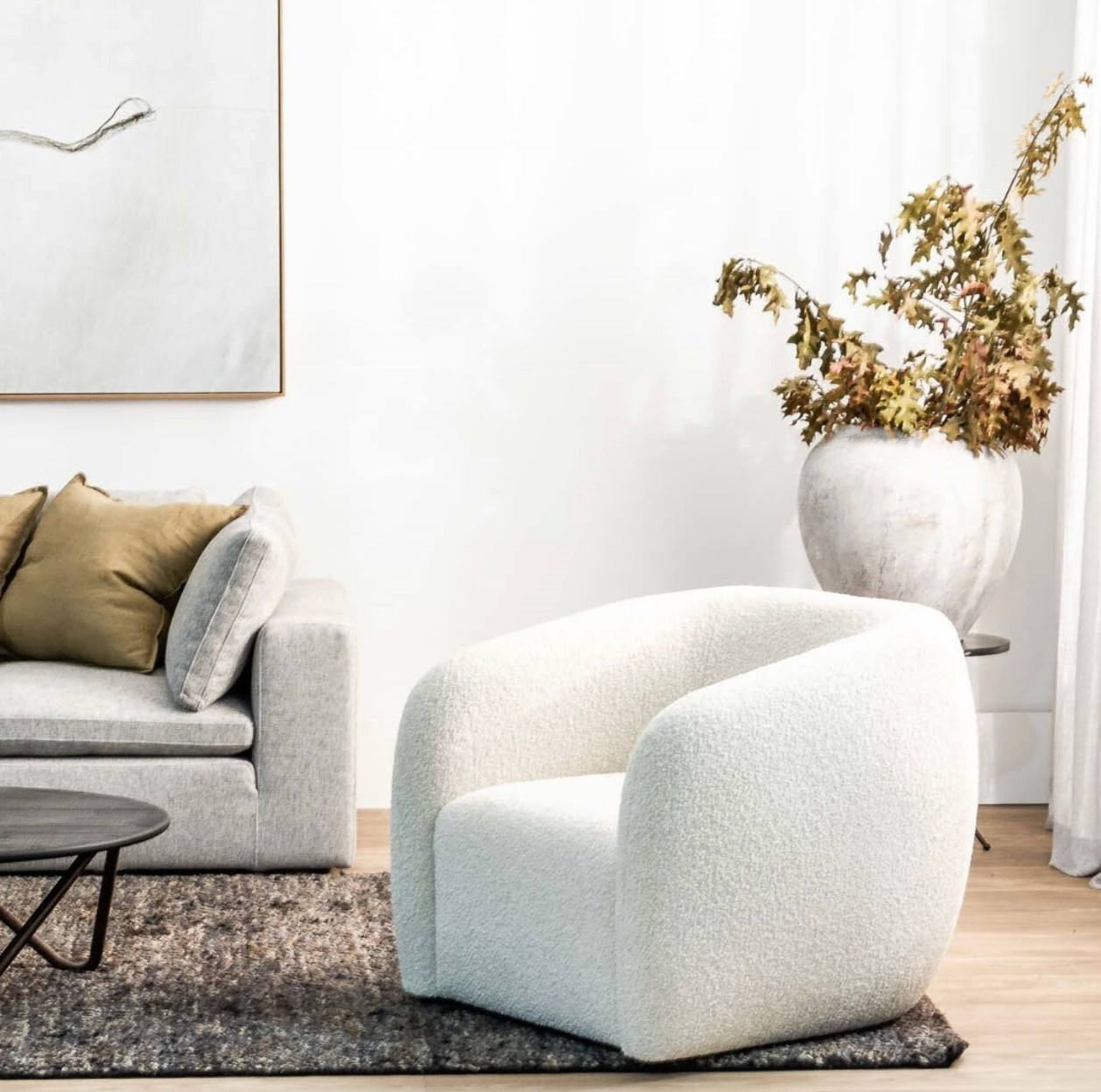 Fleur Swivel Lounge Chair