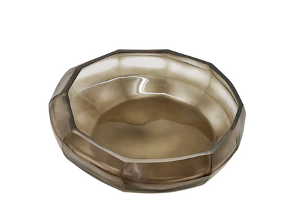 Sebastian Glass Bowl 39x11.5cm Smoke