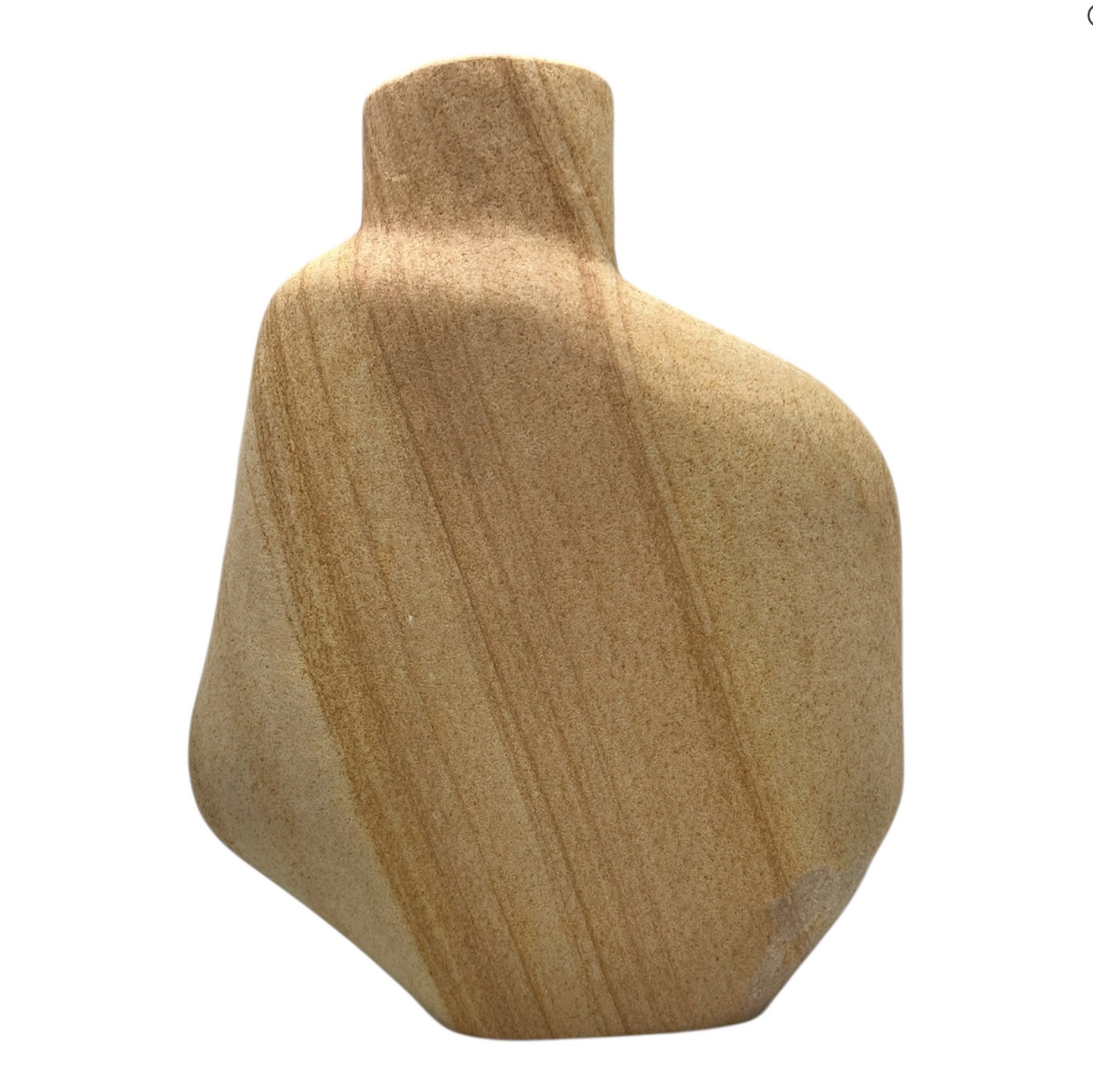 Pamela Irregular Vase 20x7.5x25cm Sandstone