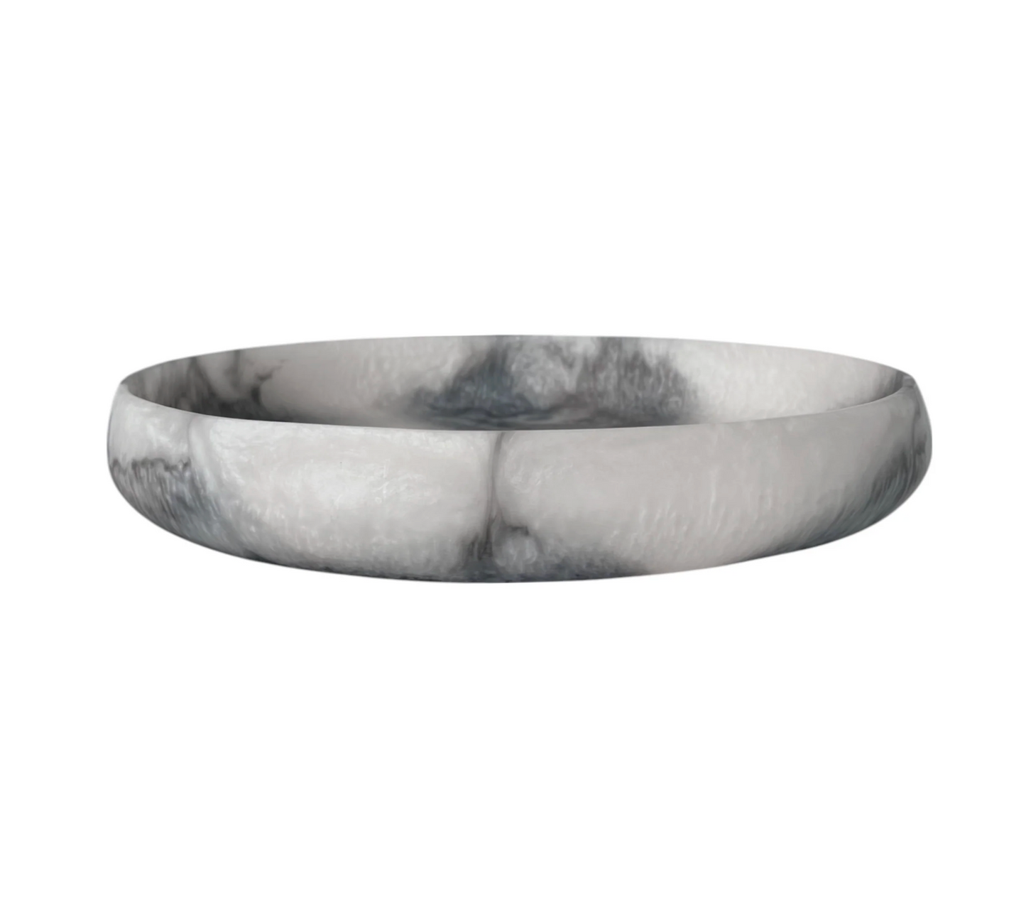 Orion Organic Resin Bowl 20x15.5x4.8cm Grey Stone Matt