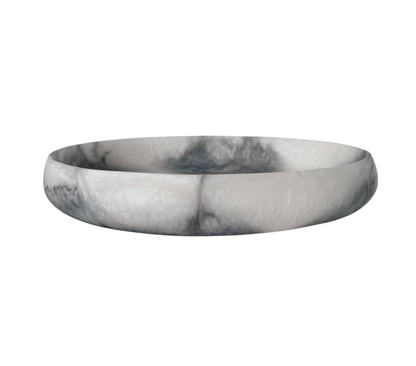 Orion Organic Resin Bowl 20x15.5x4.8cm Grey Stone Matt