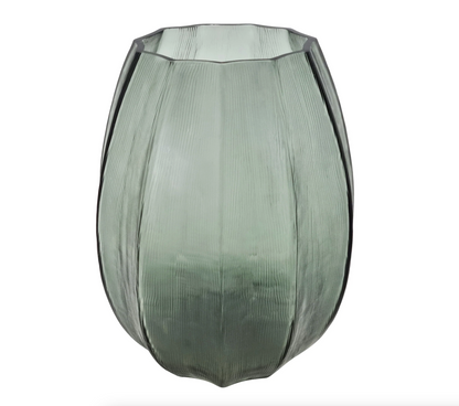 Diana Glass Vase Small 19x25.5cm Seaweed