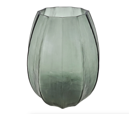 Diana Glass Vase Small 19x25.5cm Seaweed