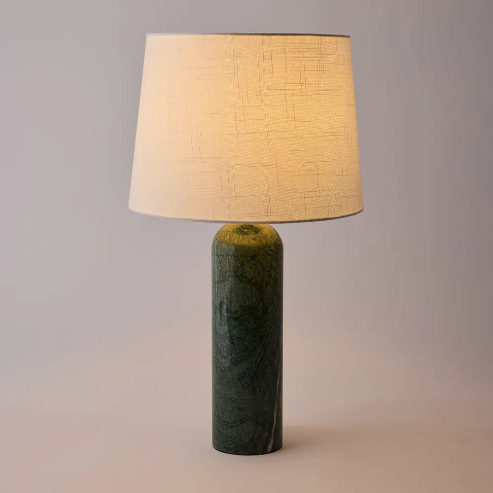 Verde Jade Marble Table Lamp - Verde Jade