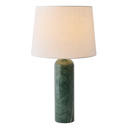 Verde Jade Marble Table Lamp - Verde Jade