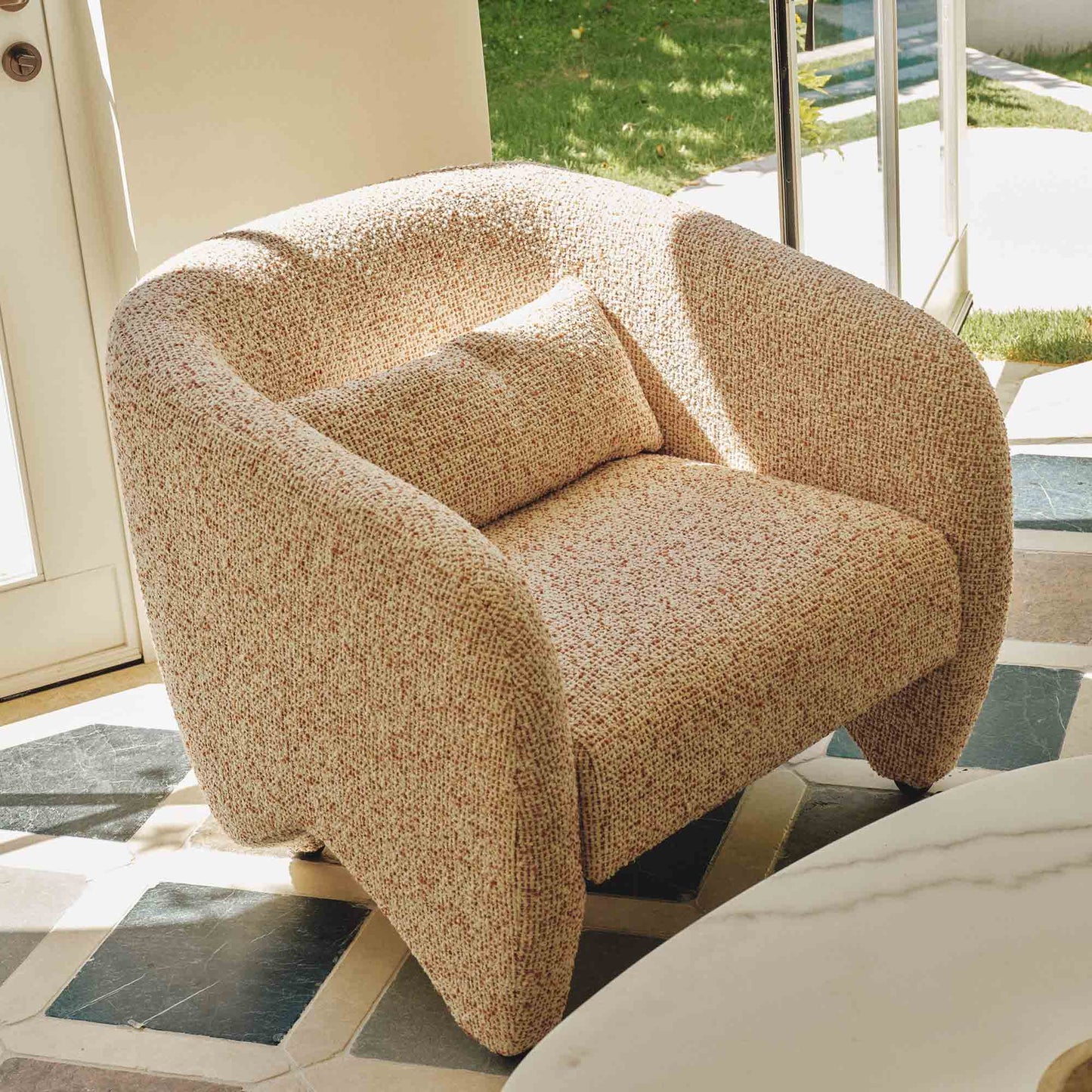 Contoured Organic Occasional Chair
