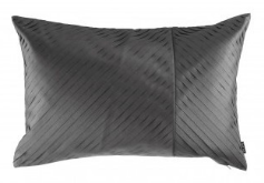 Pleated Cushion in Black