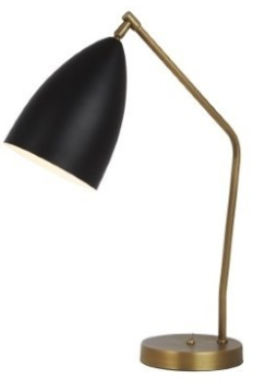 Black and Bronze Desk Lamp