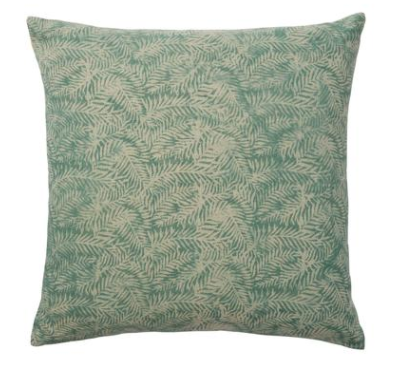 Jade Printed Palm Cushion