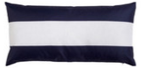 Outdoor Navy Stripe Cushion 30x60