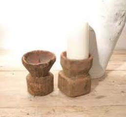 Wooden Candle Stands - Various Sizes
