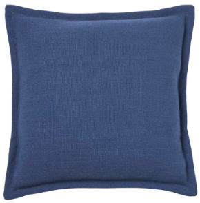 Blue Flanged Cushion