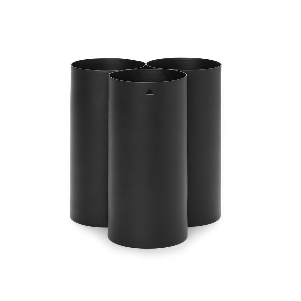 Trio Vase in Black