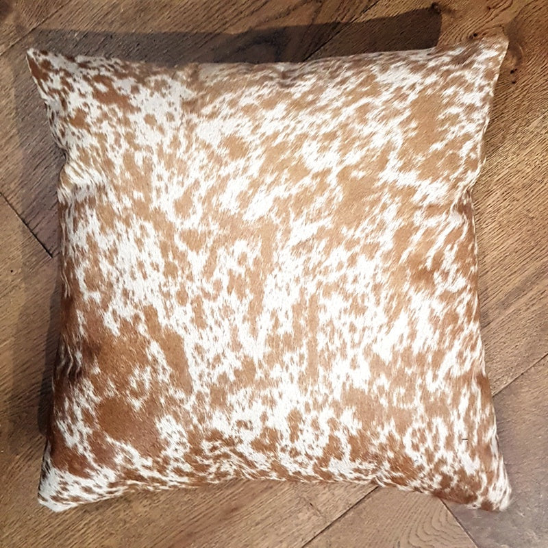 Brown Jersey hide cushion
