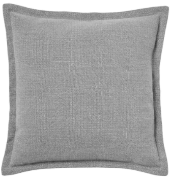 Grey Flanged Cushion